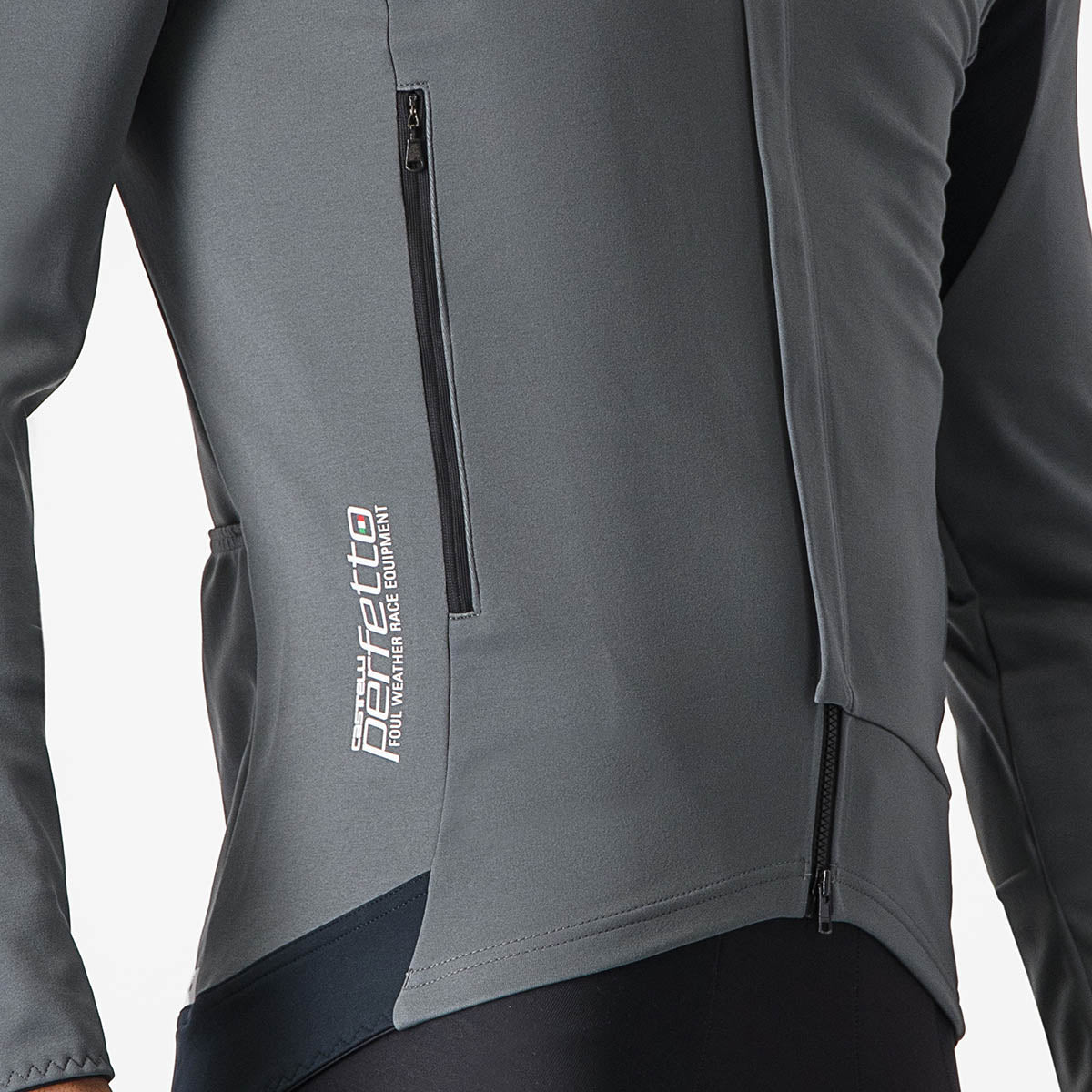 Castelli Perfetto Ros 2 Jacket - Urban Gray/Silver Reflex