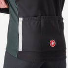 Castelli Entrata Jacket - Rover Green/Yellow Fluo-Light
