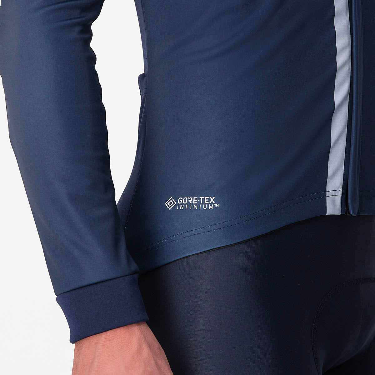 Castelli Entrata Jacket - Belgian Blue/Silver