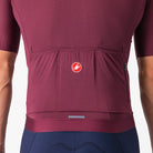 Castelli Espresso Jersey - Deep Bordeaux/Silver Moon
