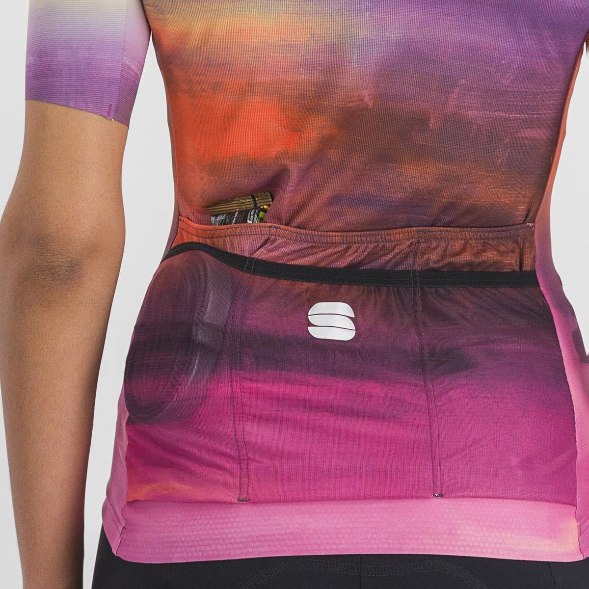 Sportful Flow Supergiara W Jersey - Carmine Rose Yellow
