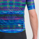 Sportful Glitch Bomber Jersey - Multicolor Blue