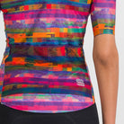 Sportful Glitch W Bomber Jersey - Multicolor Pink