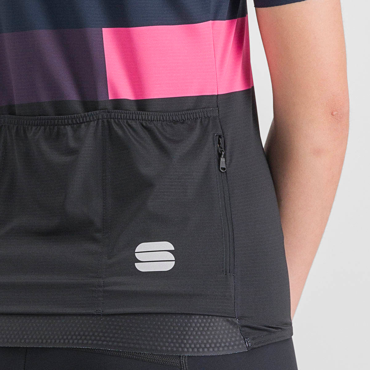 Sportful Snap W Jrs - Black Galaxy Blue