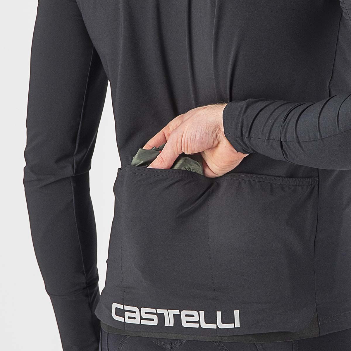 Castelli Squadra Stretch Jacket - Military Green/Dark Gray