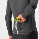 Castelli Squadra Stretch Vest - Electric Lime/Dark Gray