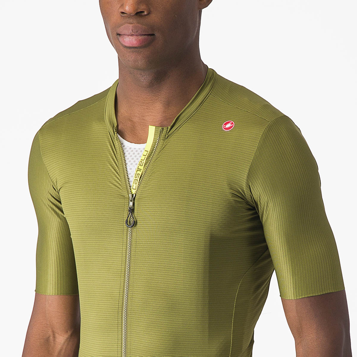 Castelli Espresso Jersey - Sage/Electric Lime