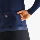 Castelli Espresso Thermal Jersey - Belgian Blue