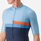 Castelli A Blocco Jersey - Baby Blue/Scarlet Lava-Niagara