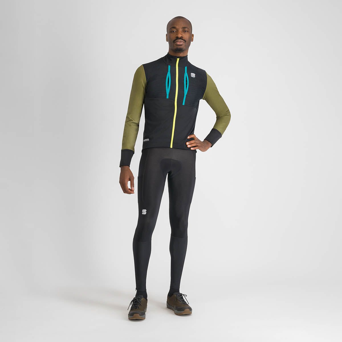 Sportful Supergiara Jacket - Black Green Blue