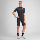 Sportful Pista W Jersey - Black Galaxy Blue