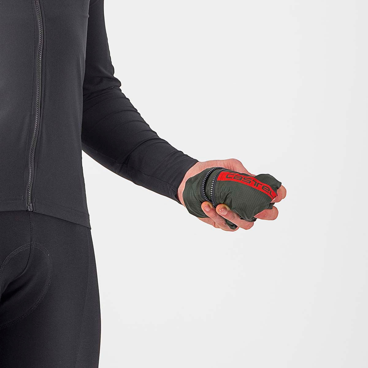 Castelli Squadra Stretch Jacket - Military Green/Dark Gray
