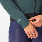 Castelli Alpha Doppio Ros Jacket - Rover Green/Black Reflex-Silver