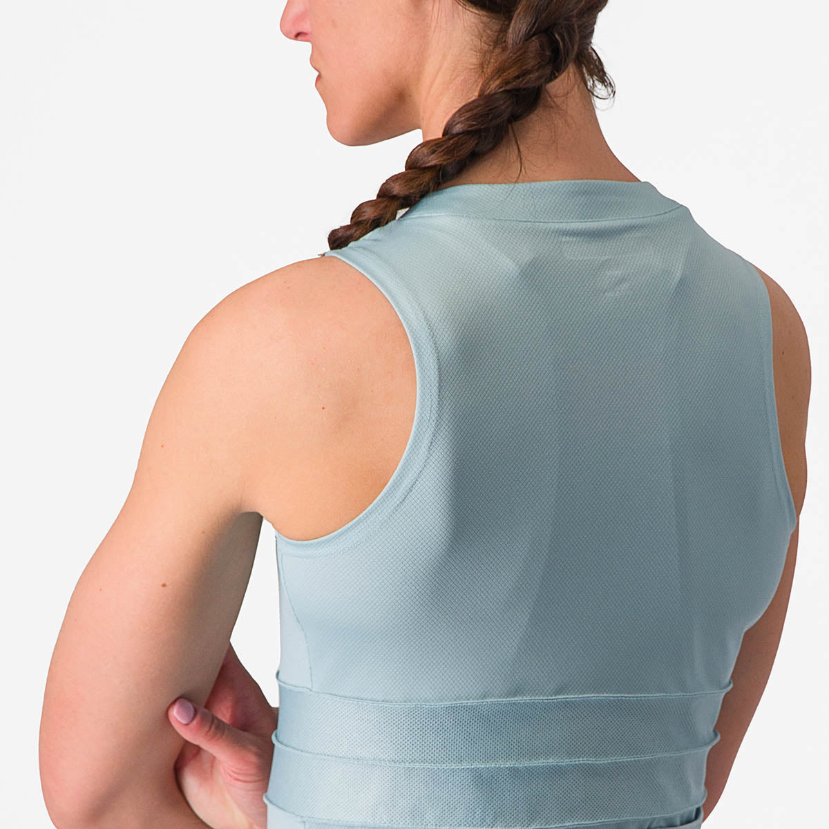 Castelli Anima 4 Sleeveless - Winter Sky/Dark Steel Blue