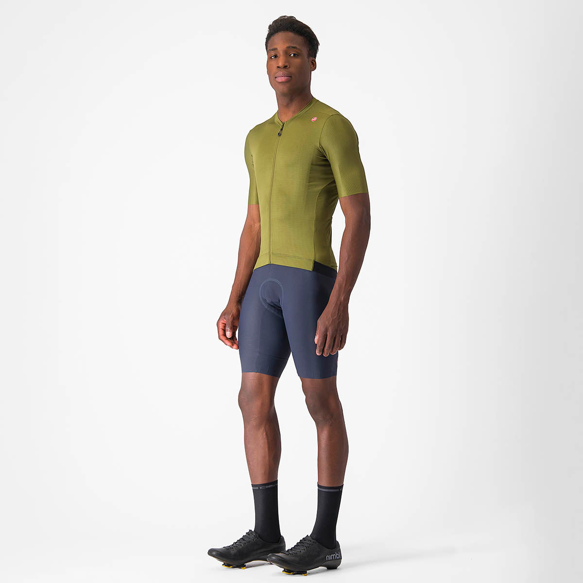 Castelli Espresso Jersey - Sage/Electric Lime