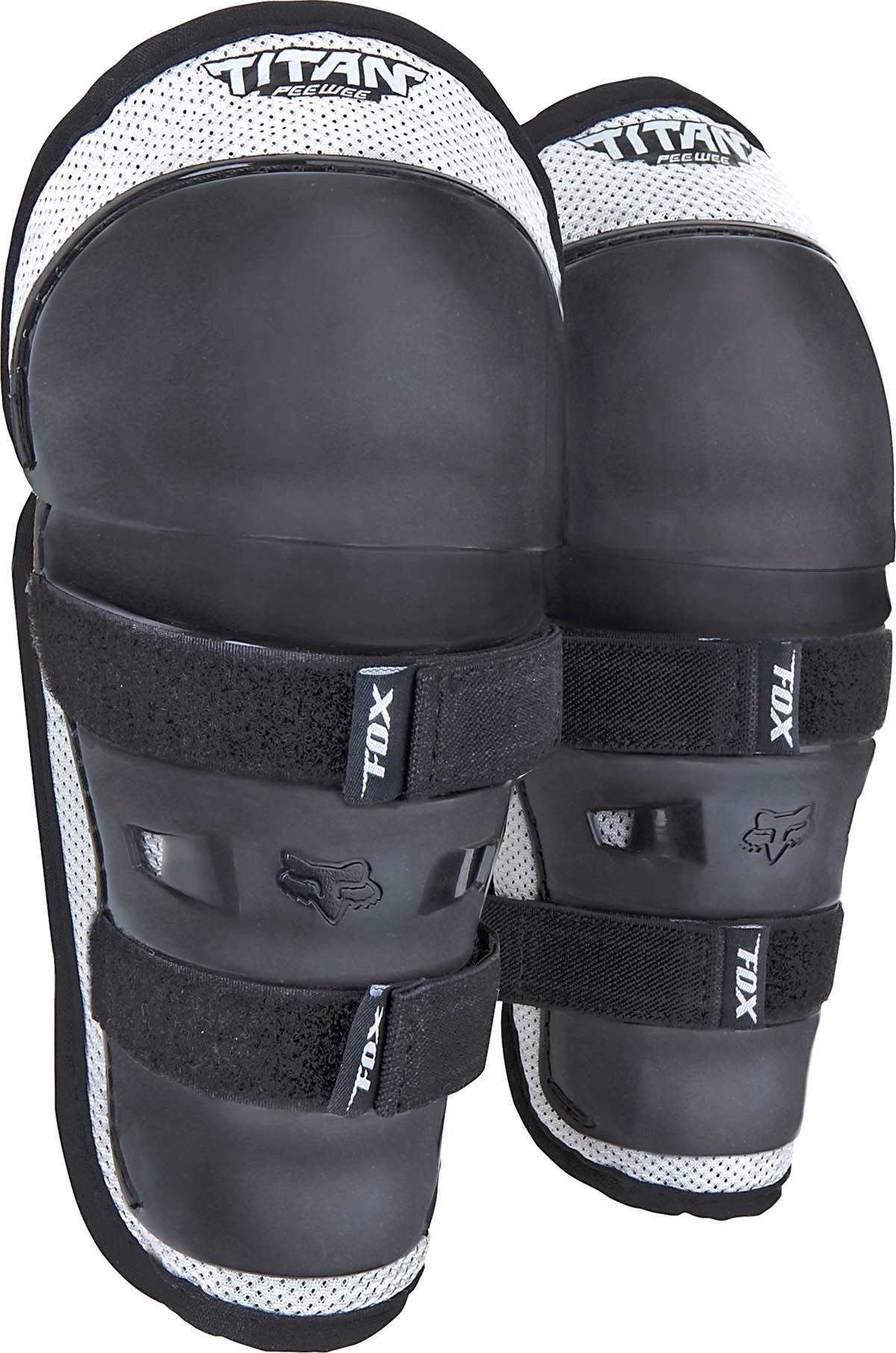 Fox Peewee Titan Knee/Shin G - Black / Silver