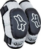 Fox Peewee Titan Elbow Guard - Black / Silver