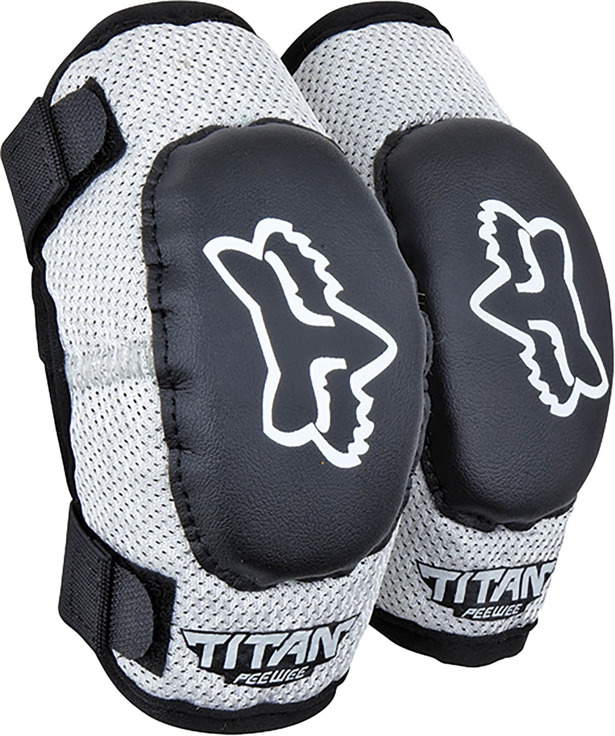 Fox Peewee Titan Youth Elbow - Black / Silver