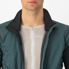 Castelli Alpha Doppio Ros Jacket - Rover Green/Black Reflex-Silver