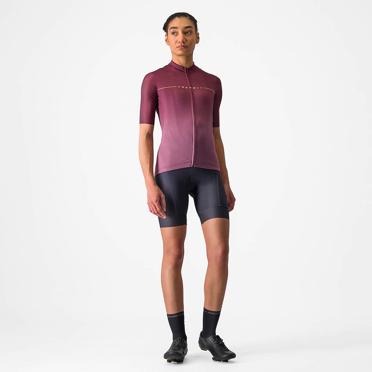 Castelli Salita Jersey - Deep Bordeaux/Deep Purple-Soft
