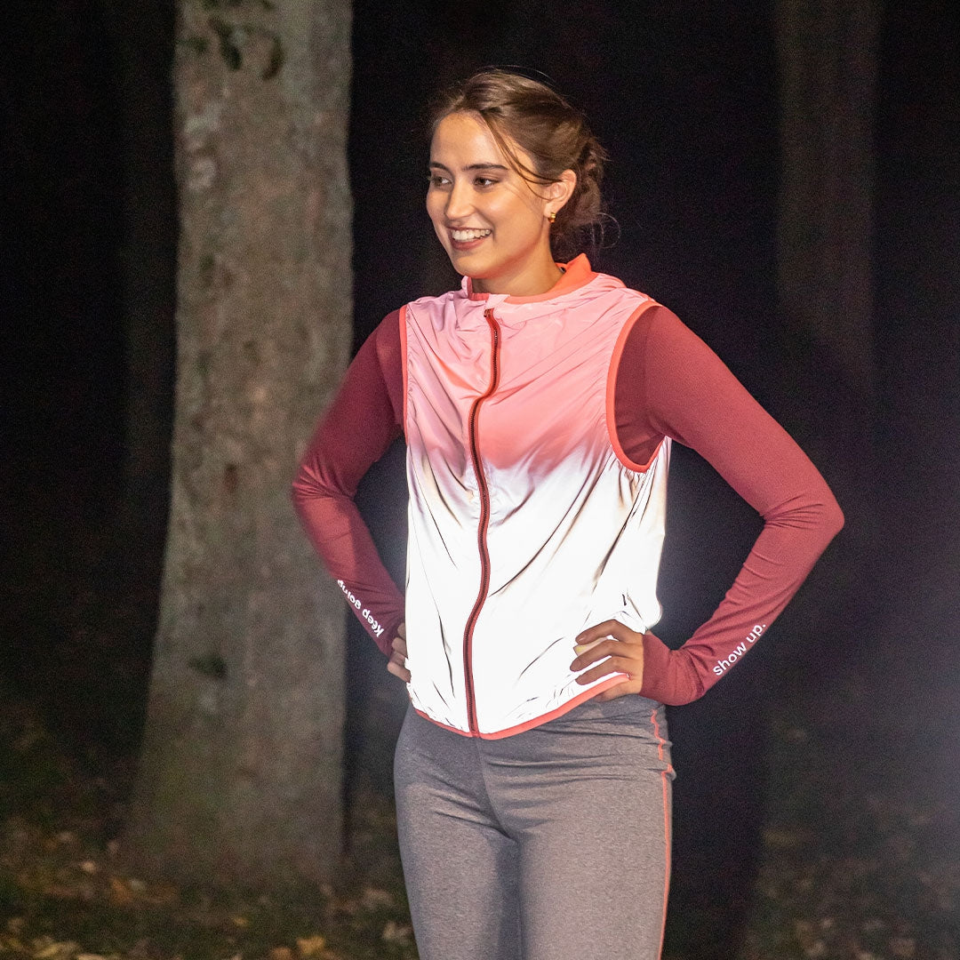 GOFLUO Bodyglower Lori Vest Coral Reflective