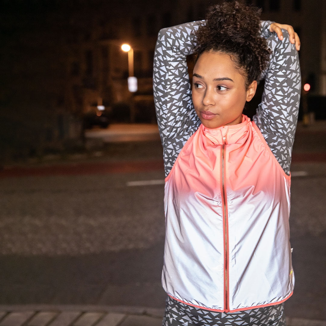 GOFLUO Bodyglower Lori Vest Coral Reflective