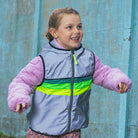 GOFLUO Bodyglower North Kids Vest Grey Reflective