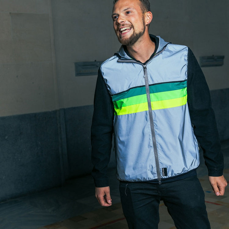 GOFLUO Bodyglower North Vest Grey Reflective
