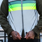 GOFLUO Bodyglower North Vest Grey Reflective