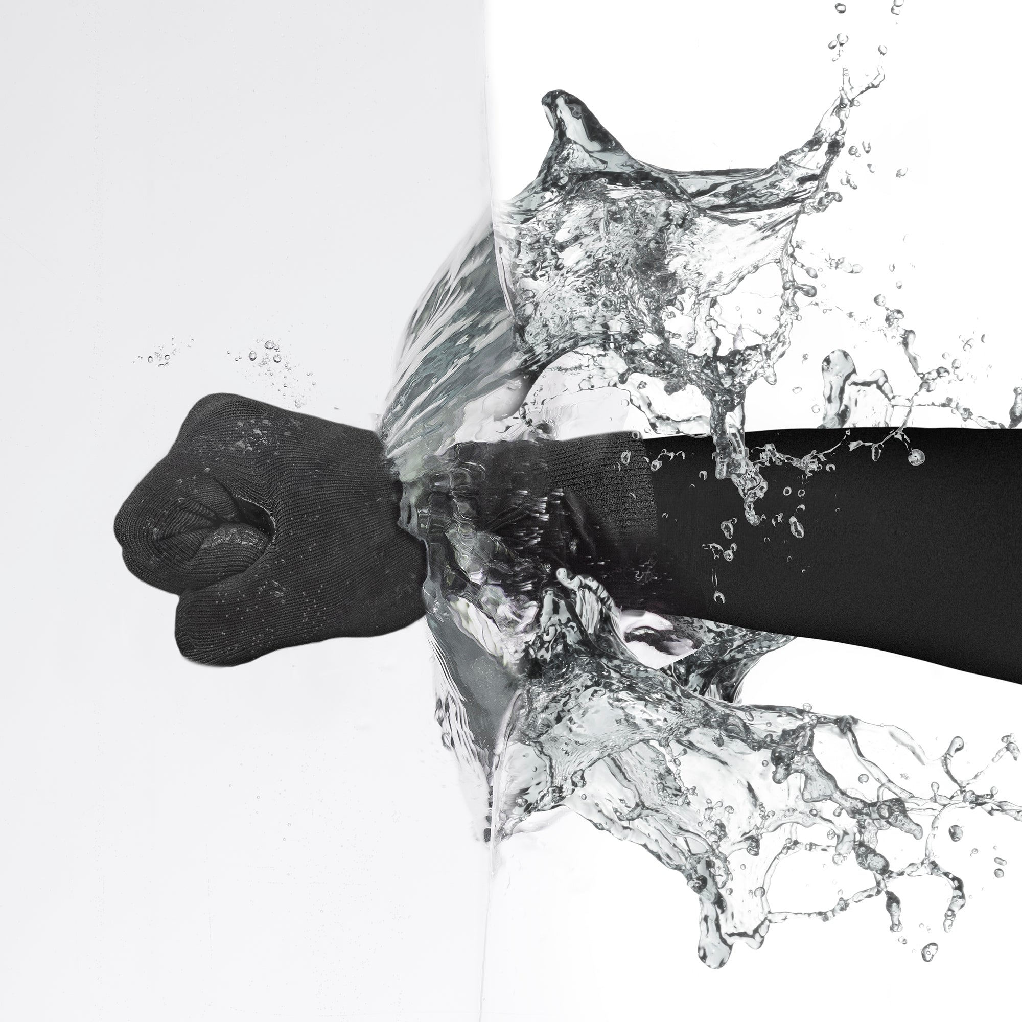 GripGrab waterproof knitted thermal fietshandschoen zwart