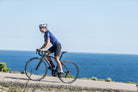 Sportful bodyfit pro w evo dames fietsshirt met korte mouwen twilight blauw fluo coral