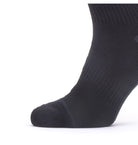 Sealskinz waterproof all weather mid length fietssokken met hydrostop zwart grij