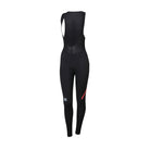 Sportful fiandre norain dames lange fietsbroek met bretels zwart