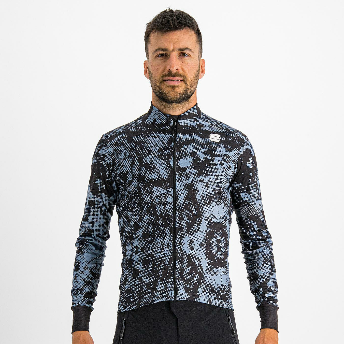 Sportful Escape Supergiara Thermal Jers - Black Blue Sea