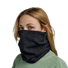 Buff Merino Fleece Black - Nekwarmer