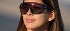 Tifosi Sledge Fietsbril Cosmic Black / Clarion Yellow - AC - Red-Clear