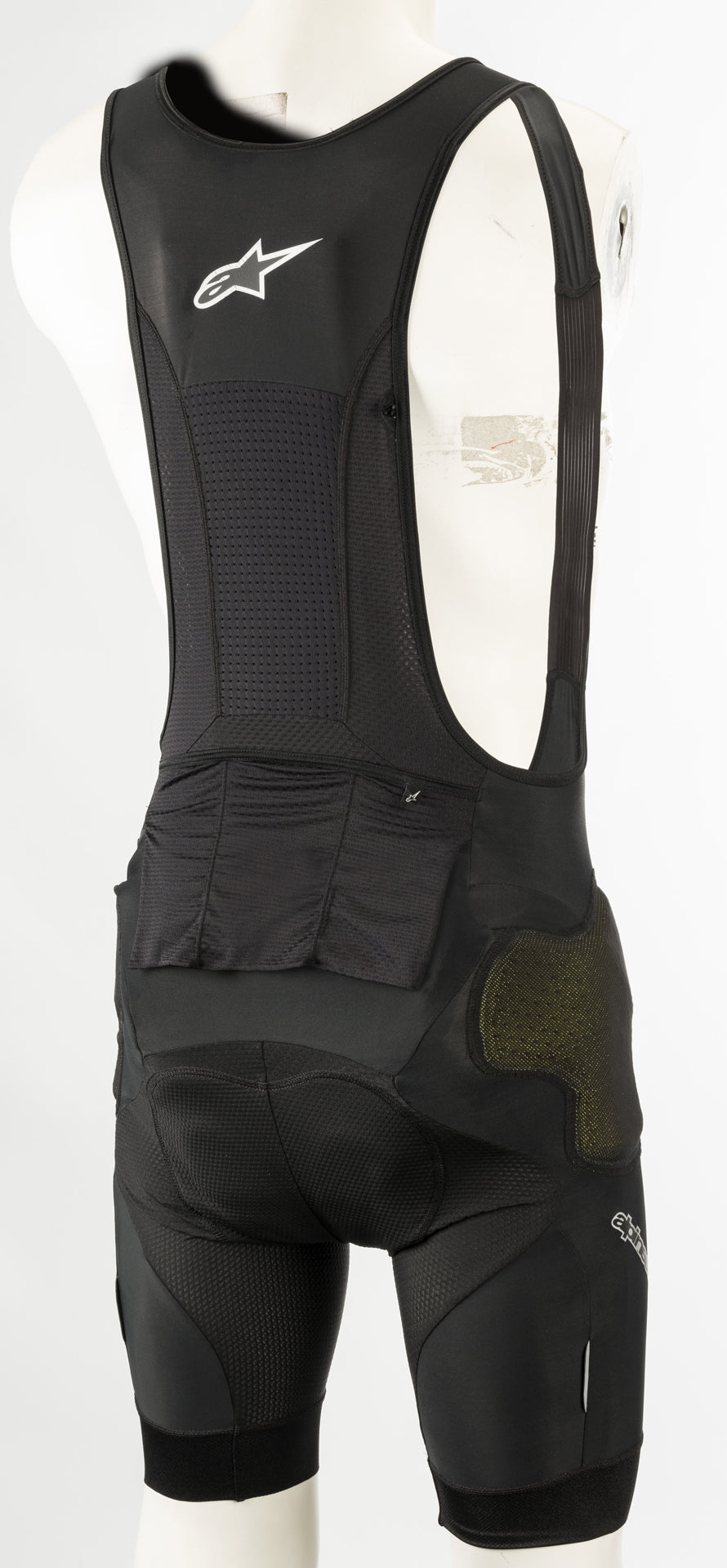 Alpinestars paragon V2 korte fietsbroek met bretels zwart