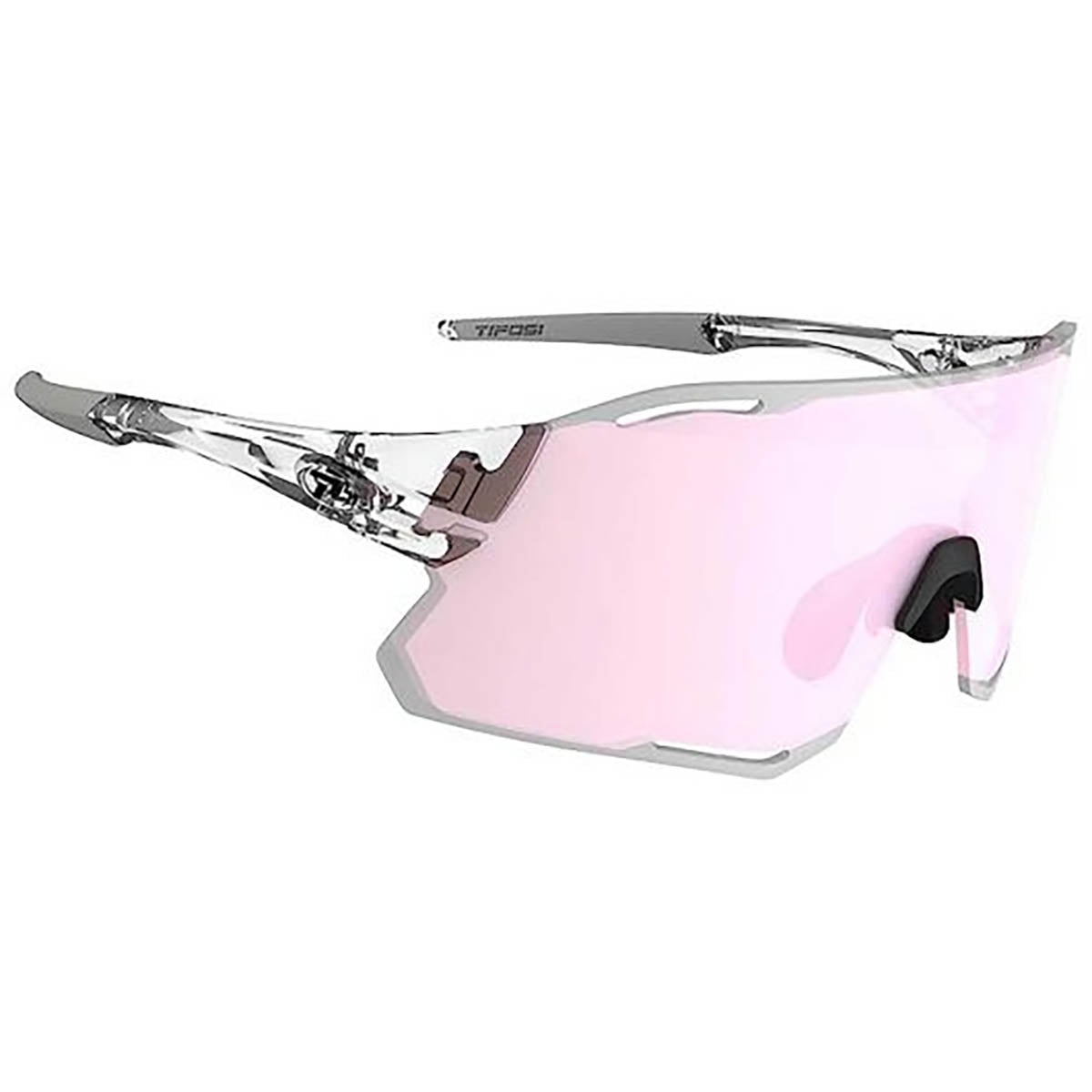Tifosi Rail Race Fietsbril Crystal Clear - Clarion Rose Clear Lens