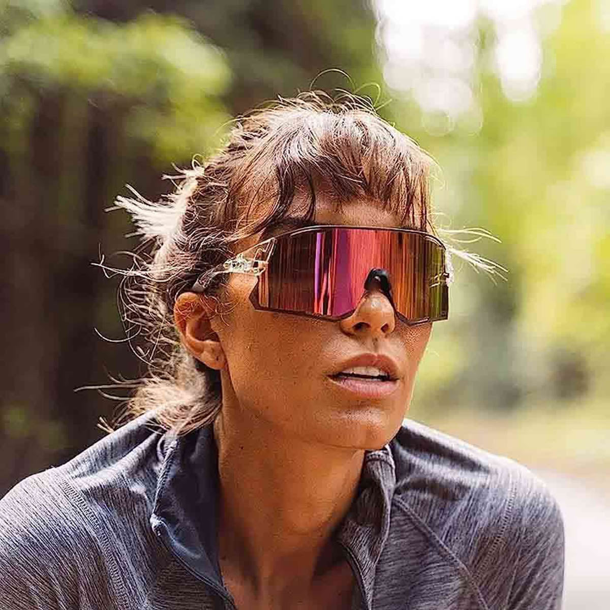Tifosi Rail Race Fietsbril Crystal Clear - Clarion Rose Clear Lens