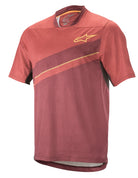 Alpinestars alps 8.0 fietsshirt met korte mouwen burgundy maroon rood