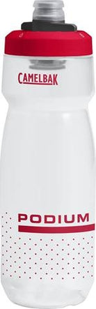 Camelbak podium bidon 700ml transparant fiery rood