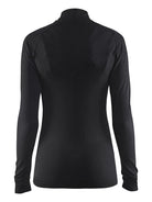 Craft active intensity zip dames ondershirt lange mouwen zwart