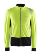 Craft verve wind fietsshirt lange mouwen geel zwart