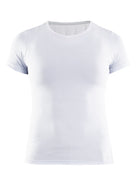 Craft essential vn dames ondershirt met korte mouwen wit
