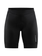 Craft rise dames korte fietsbroek zwart