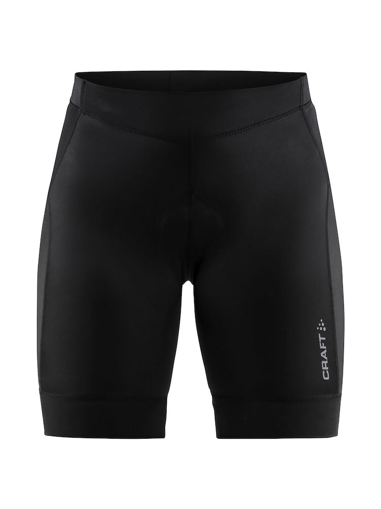 Craft rise dames korte fietsbroek zwart