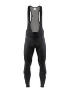 Craft ideal wind lange fietsbroek met bretels zwart