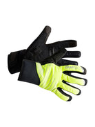 Craft shield 2.0 fietshandschoen flumino geel zwart