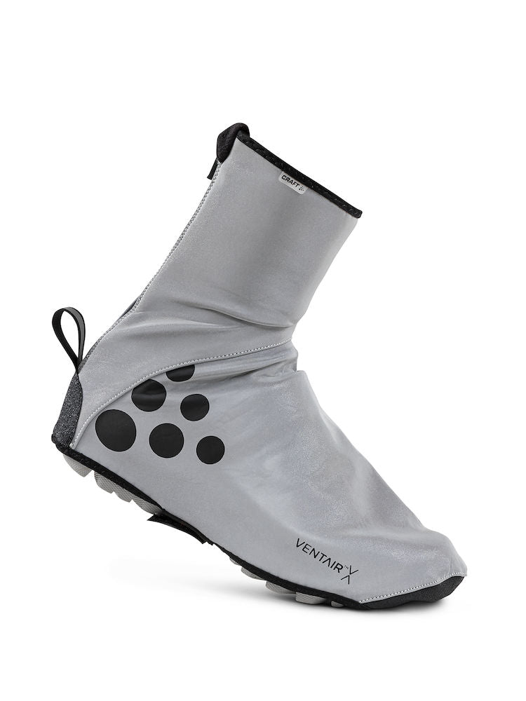 Craft glow bootie overschoen zilver zwart
