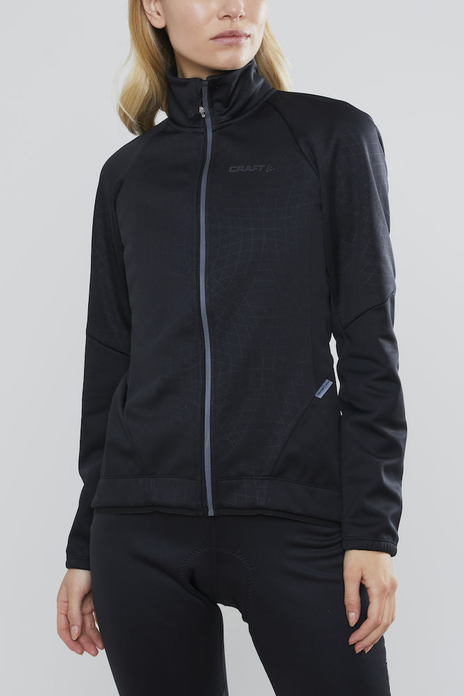 Craft ideal dames fietsjack zwart